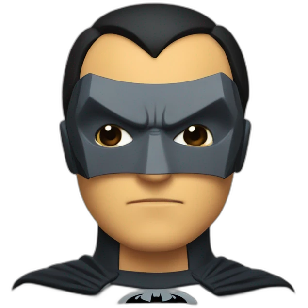 Batman from the animated series emoji