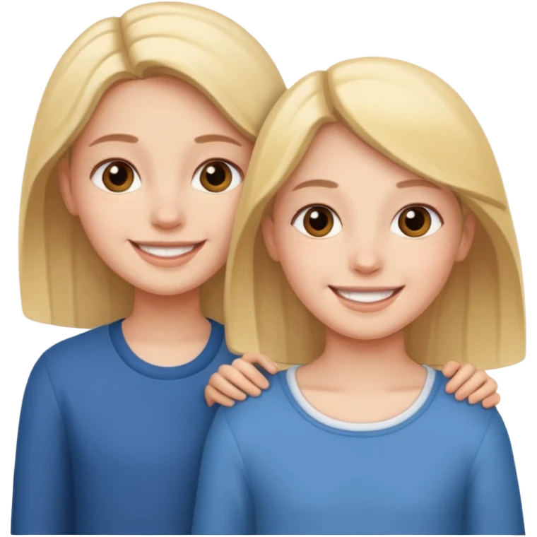 Two sisters and one boy emoji  emoji