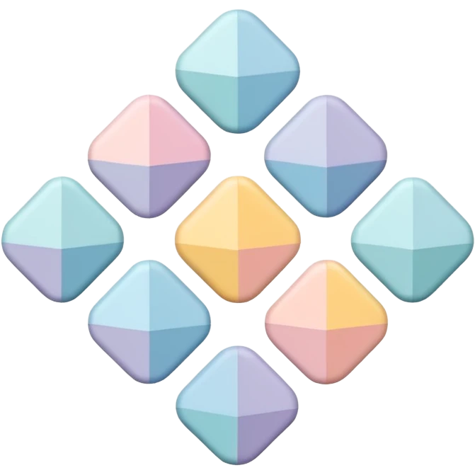 backend service with pastel color emoji