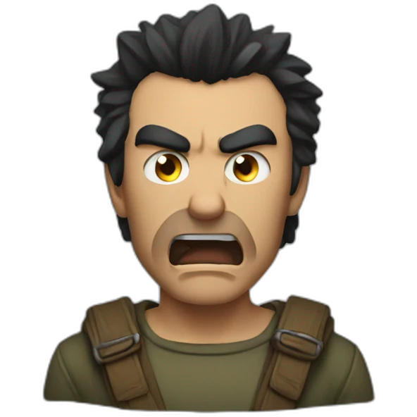 angry alian emoji
