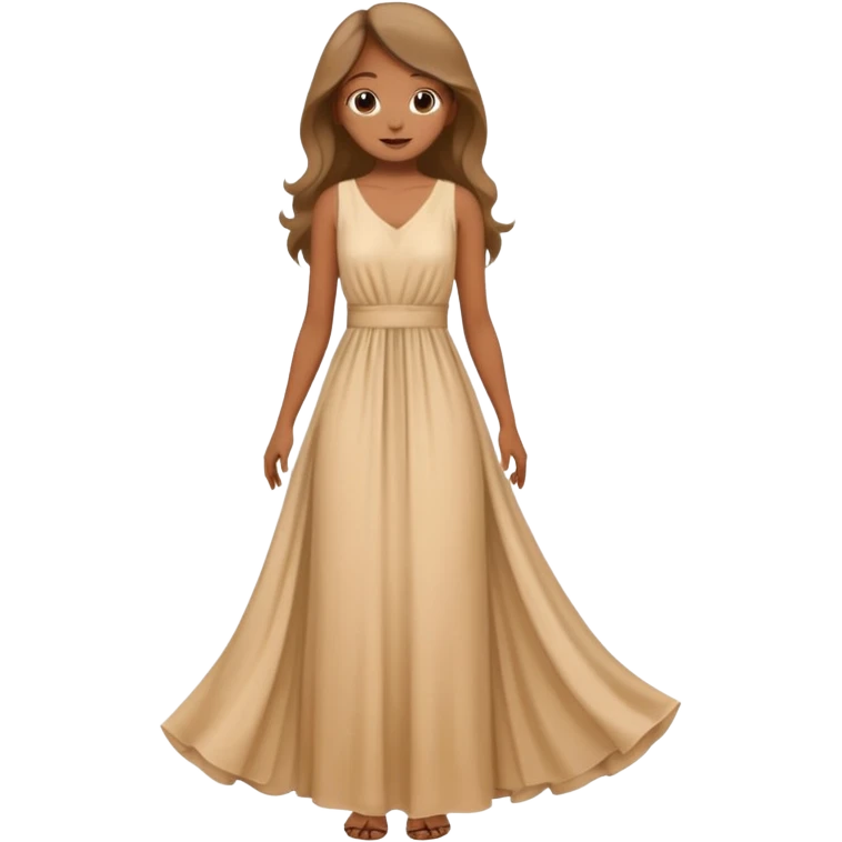 Real star face with a full body 👗 emoji