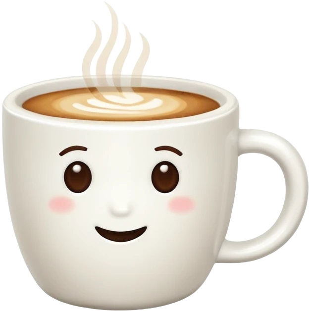 flat white coffee emoji