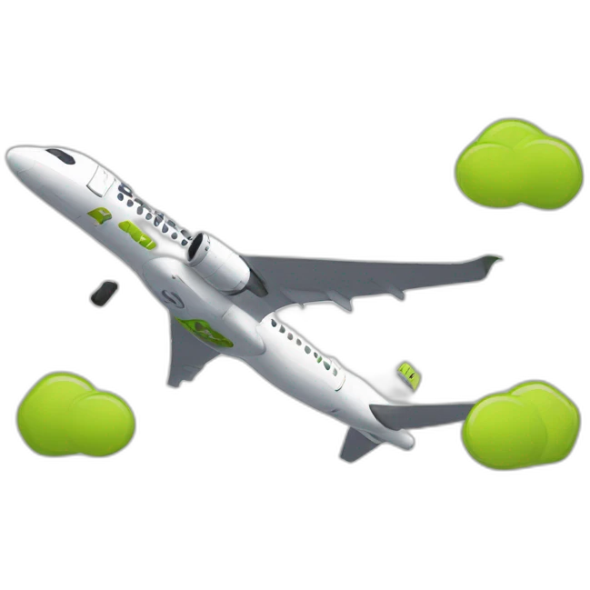 Airbaltic Airbus A220 emoji