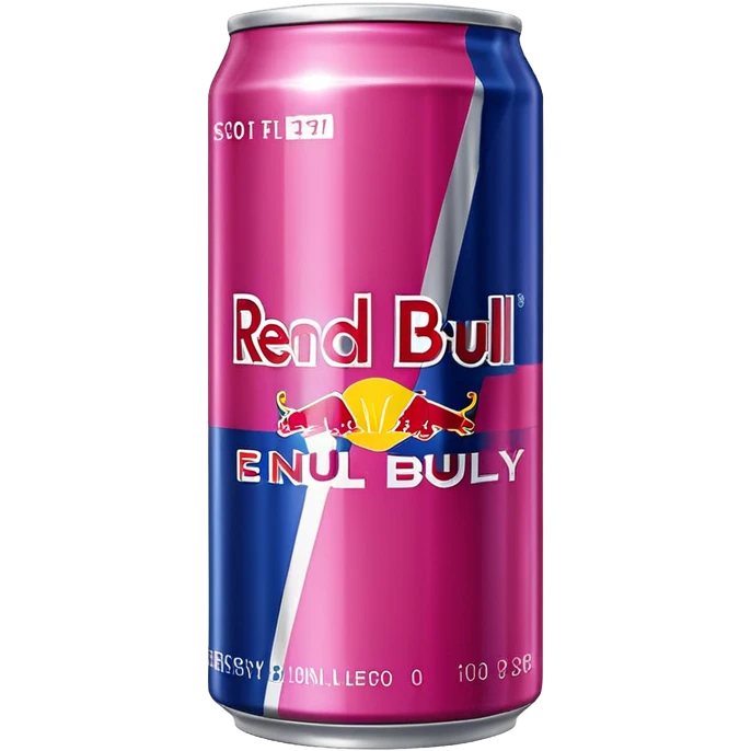 Pink redbull energy emoji