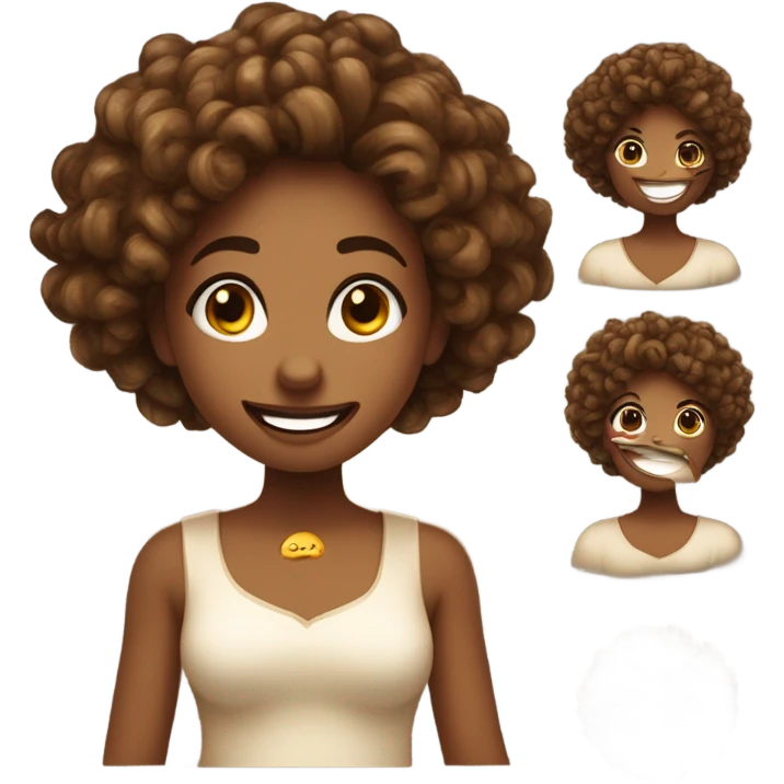 Ragazza mulatta emoji