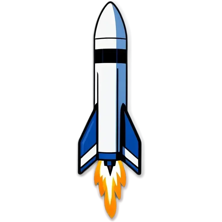 Space X Rakete emoji
