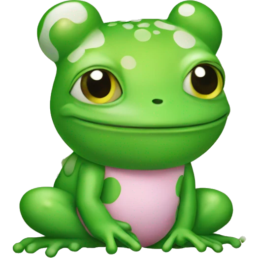 Hello kitty  frog emoji
