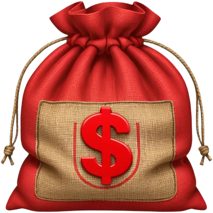 red money sack emoji