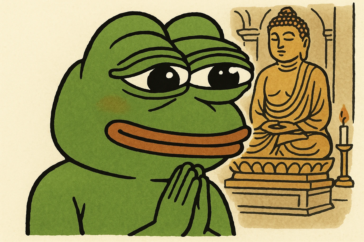 people praying in a Buddhist temple emoji