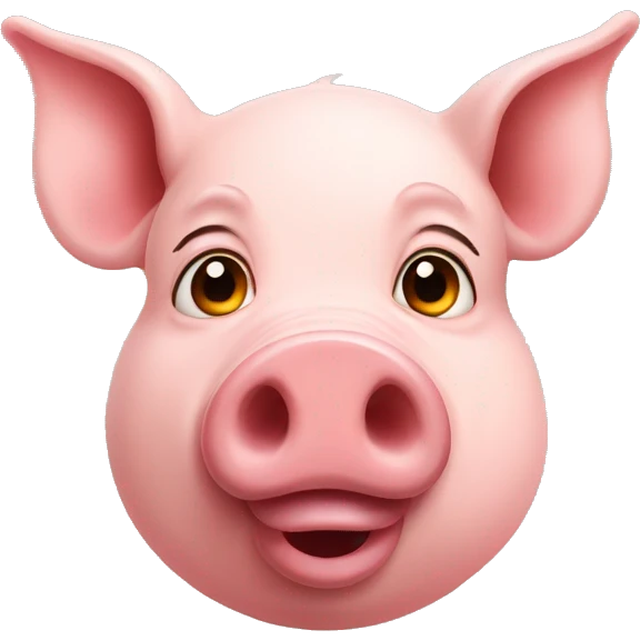 Pig with hearteyes emoji