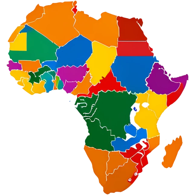 Carte Afrique  emoji