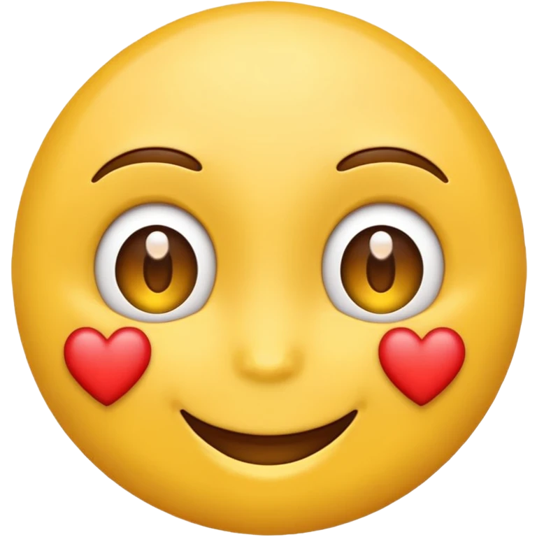 Emoji with heart eyes emoji