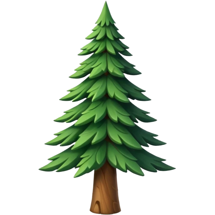 pine tree triangular form emoji