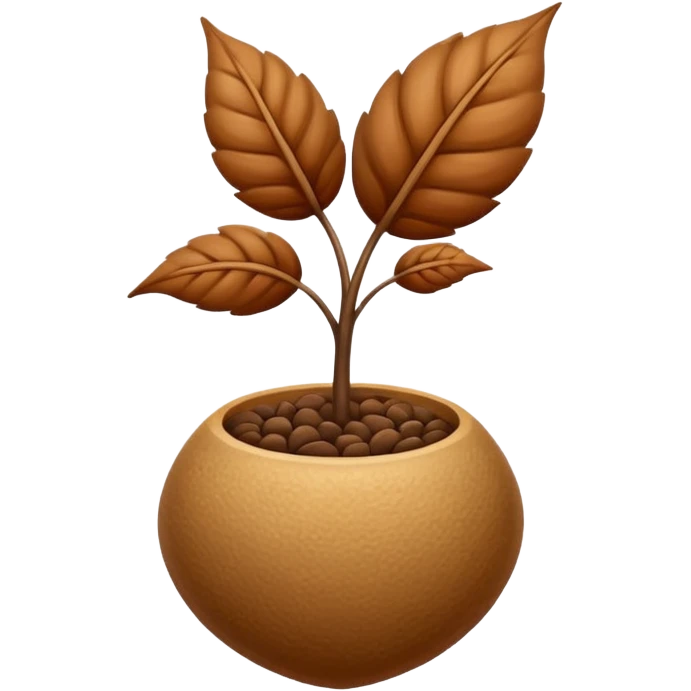 a seed emoji
