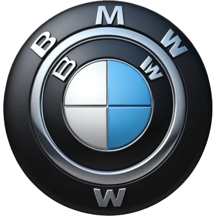 Emoji of BMW logo emoji