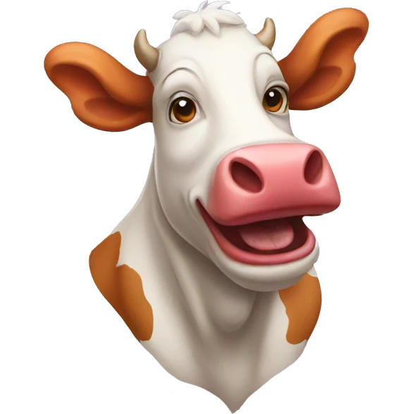 Clown cow emoji