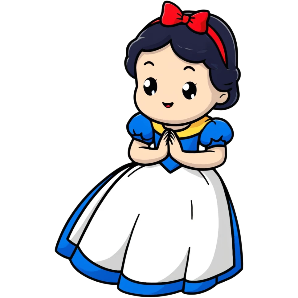 Snow White princess emoji