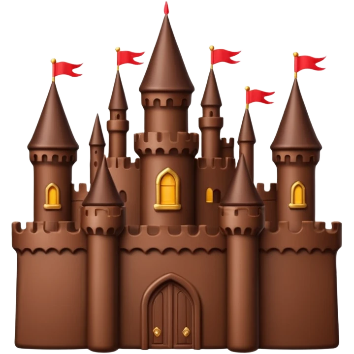 chocolate castle emoji