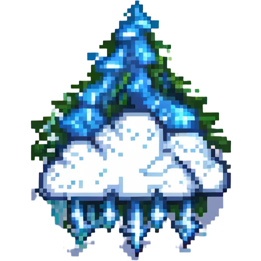 Cloud with rain andlightning emoji