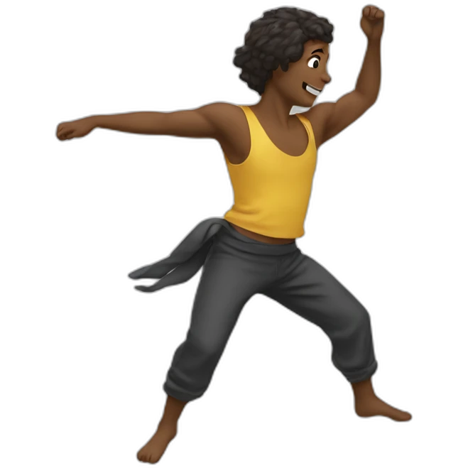 Chat qui danse emoji