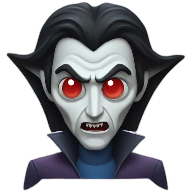 morbius in a tesla emoji