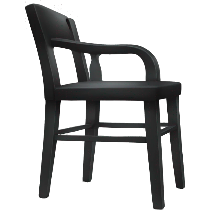black chair Kitchen Knif legs emoji