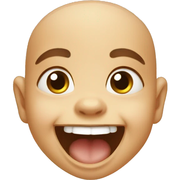 happy ugly baby emoji