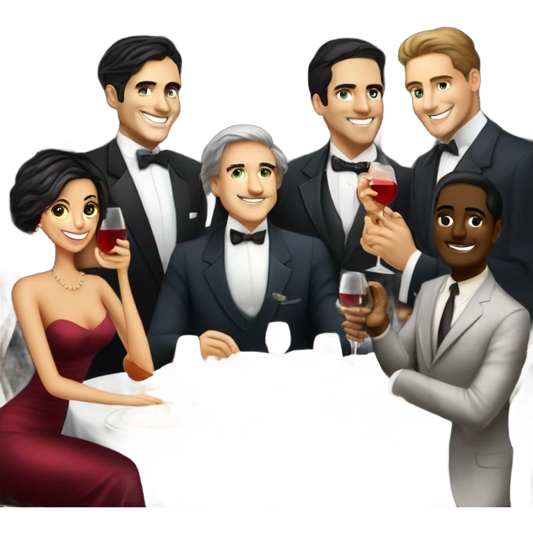 Eating with mafia emoji