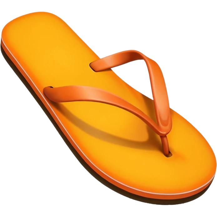 A mango flip-flop emoji