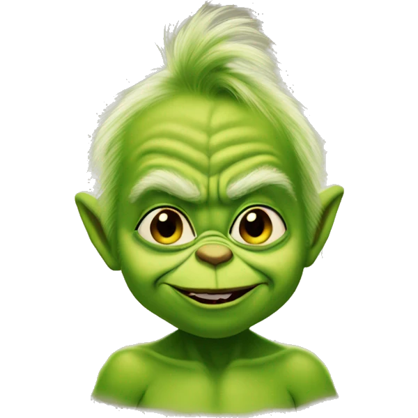 Baby grinch emoji