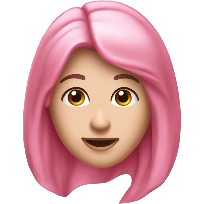 розовые наушники  emoji