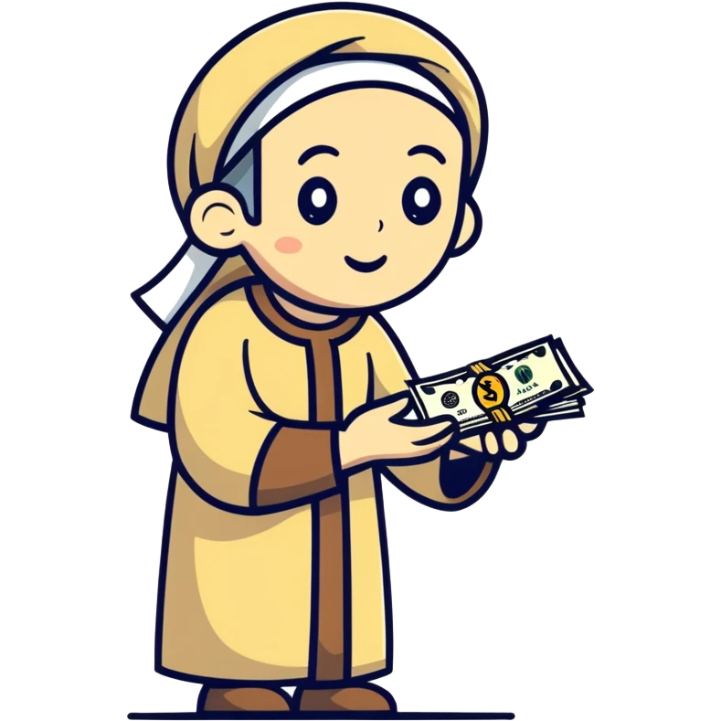 Jewish person begging for money emoji