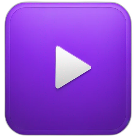 purple play button emoji