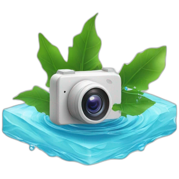 security-ptz-camera-and-leaf-floating-on-water-block emoji