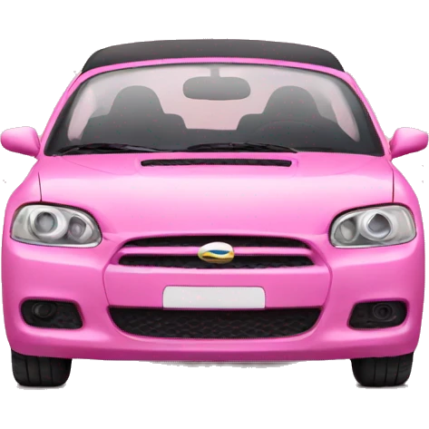 Pink car emoji