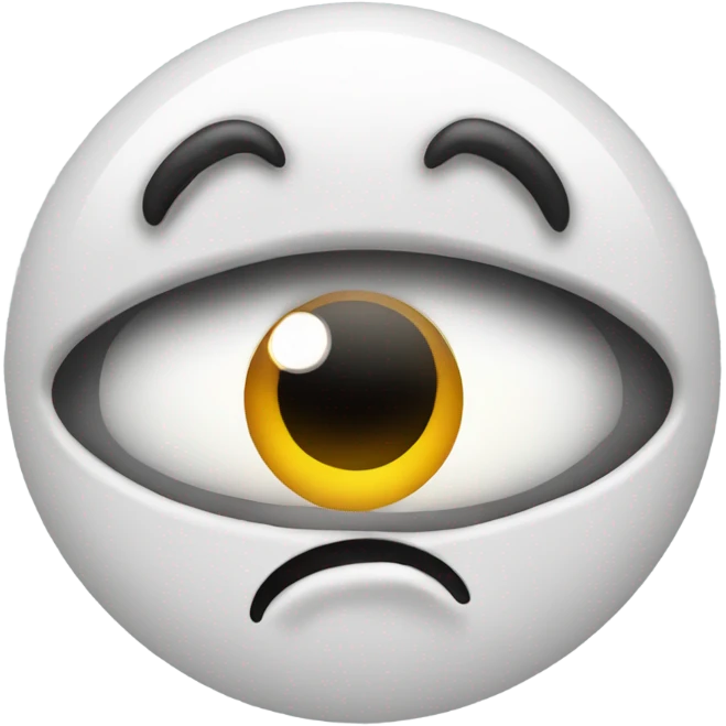 wide eye shocked face emoji