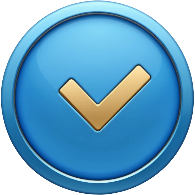 Verify account blue tick emoji