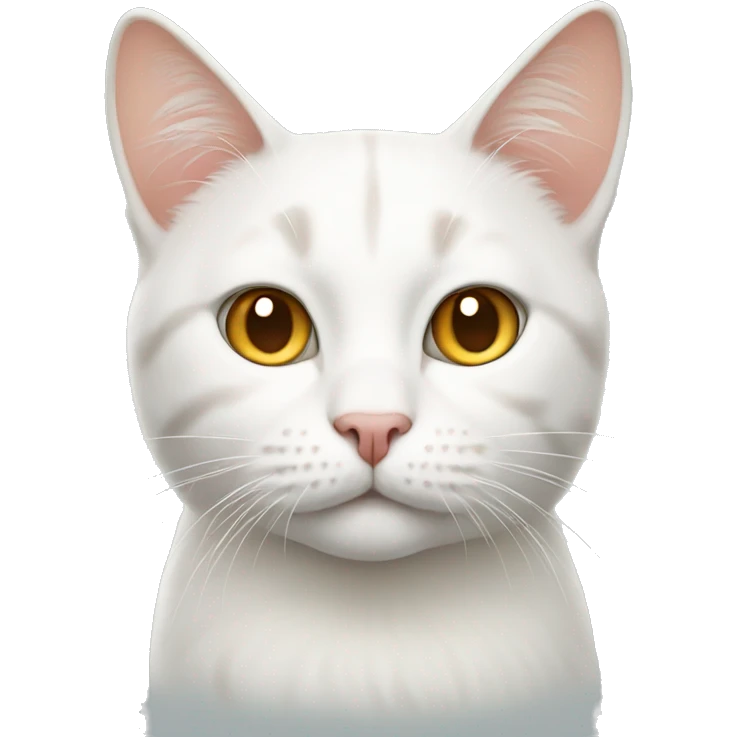 White ginger cat  emoji
