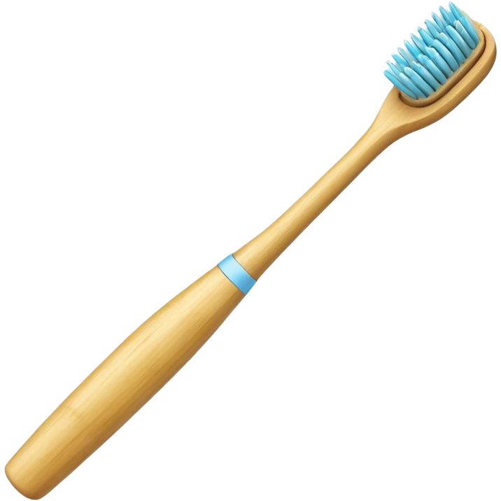 Bamboo toothbrush emoji