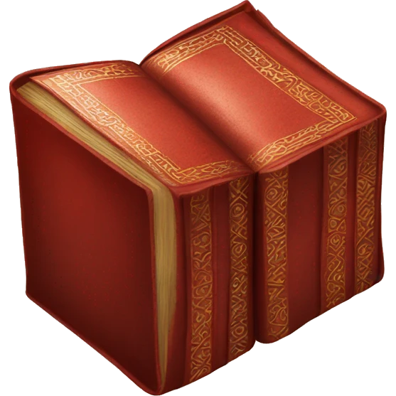 ancient red book emoji
