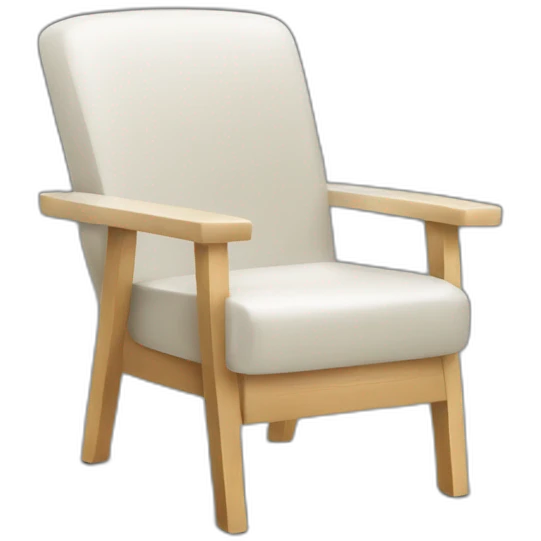 chair plastic emoji