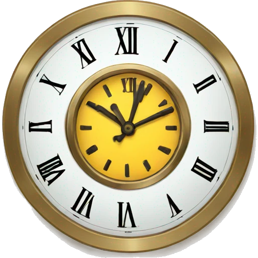 clock card emoji