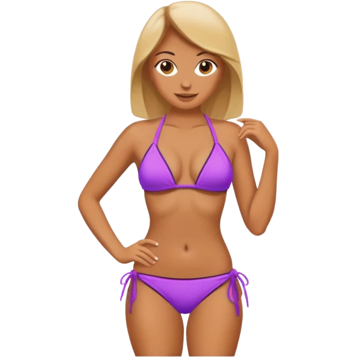 simple bikini emoji