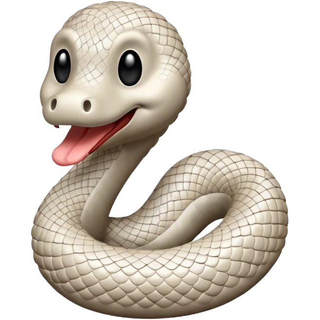 poop emoji with white snake skin pattern emoji