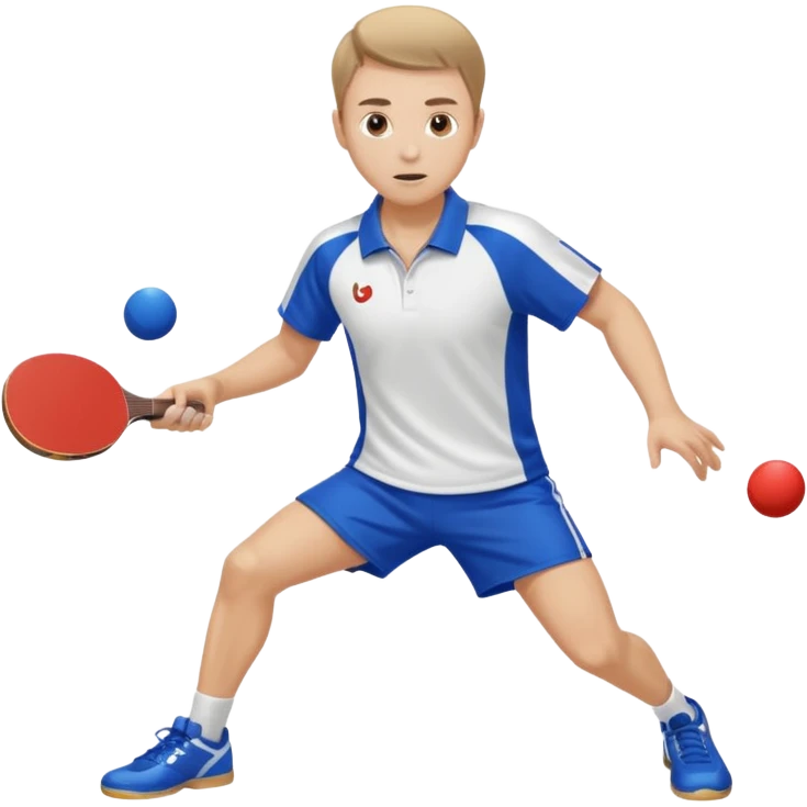 Tischtennisspielerin echt emoji