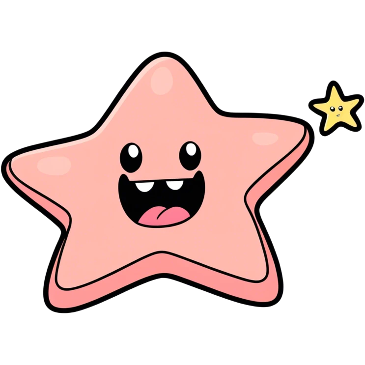 patrick star drooling emoji