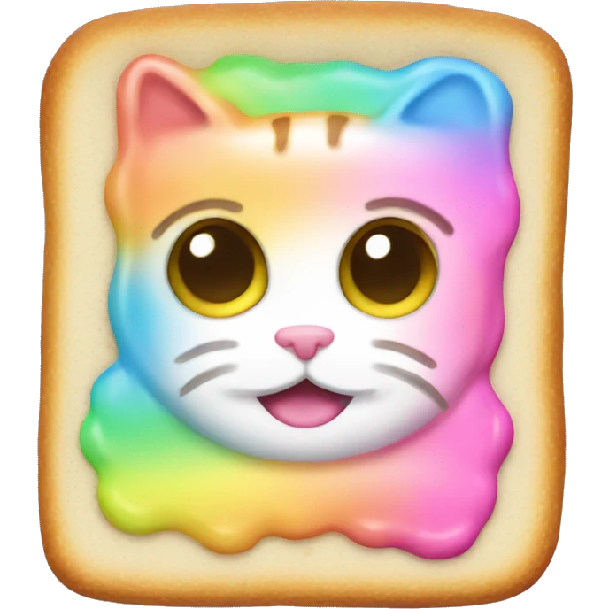kitty rainbow poptart emoji