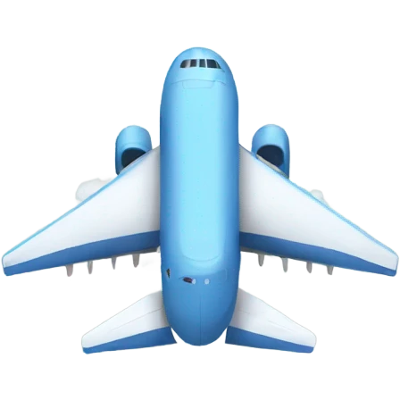 Sad airplane emoji