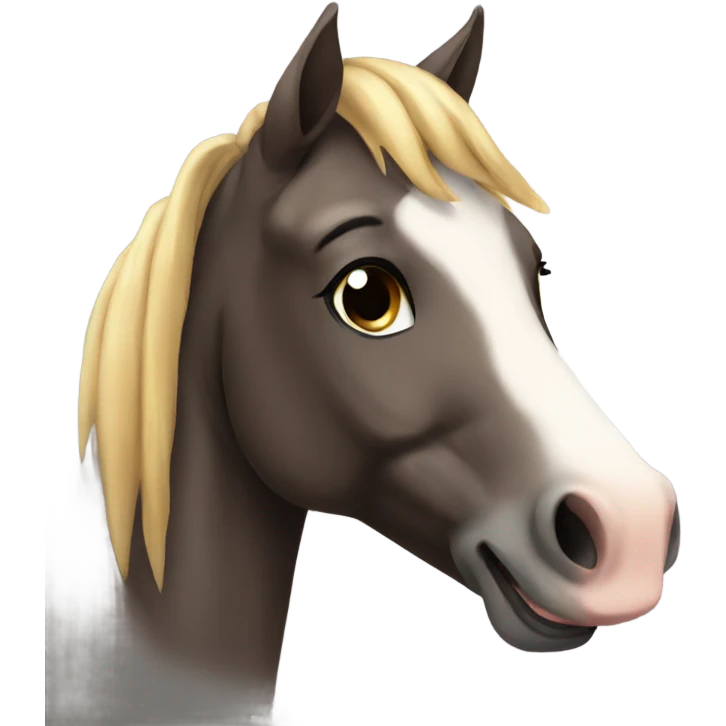 Horse cute emoji