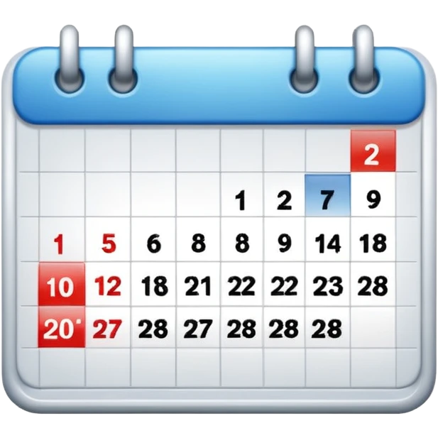 Calendar 🗓️ emoji